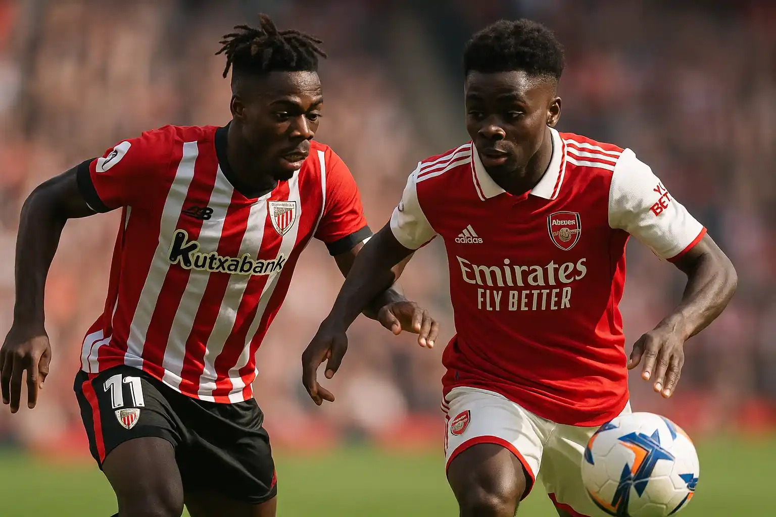 Nico Williams dự đoán phối hợp ăn ý với Saka